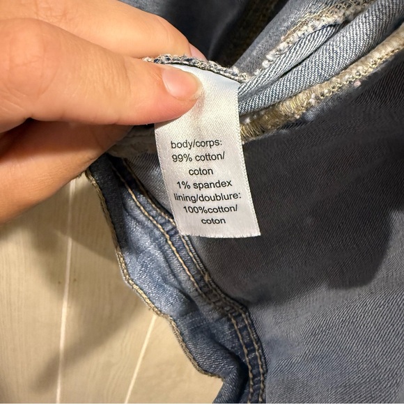 Maurice’s Blue Denim Jacket with Red Plaid Lining- XL - Picture 3 of 4